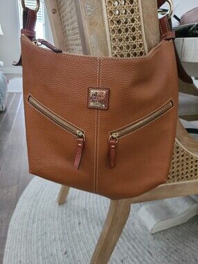 Dooney & Bourke Mary Pebbled Leather Hobo Shoulder Bag